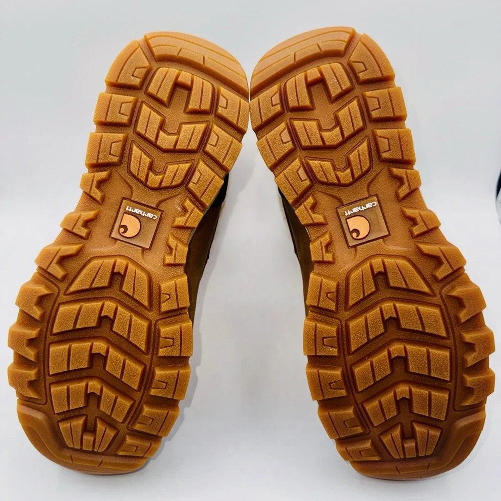 Carhartt Pellston Boots Women's Size 8.5 Gold Waterproof Leather‎ Shearling